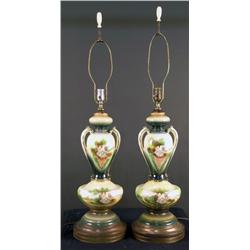 Pair of Porcelain Table Lamps c.1950
