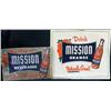 Image 1 : 1 lot of 2 "Mission Orange" items cardboard ad
