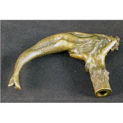 Bronze Figural Erotic Walking Cane Handle