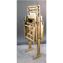 Vintage Folding Bench Clothes Wringer pat June 18