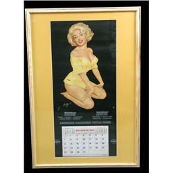 Pin-Up Calendar   United Auto Parts   1969