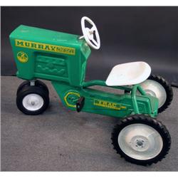 Murray Diesel Pedal Tractor   Green/Yellow Trim
