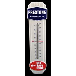 "Prestone" Thermometer  Porcelain   8 "x 37 "