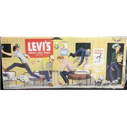 Levi Ad - Paper Window Sign   13"x31"