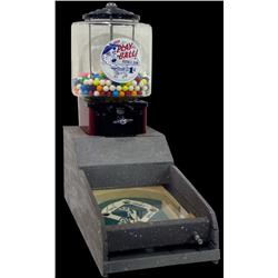 1950 Victor  1 cent  Baseball Gumball Pinball Gam