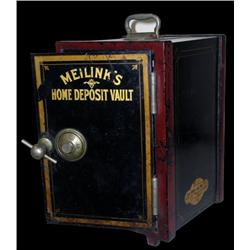 Small Black Safe Meilink's Home Deposit Vault Ori