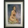 Image 1 : Kneeling Nude Oil On Canvas by Leo Jansen