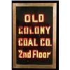 Image 1 : Old Colony Coal Co. 2nd Floor Neon Sign