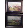 Image 1 : Fox Hunt Pictures  (lot of 2)   Both Framed and M