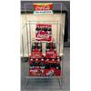 Image 1 : Coca-Cola Rack with 7 - 6 Packs of Coke