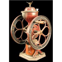 Large Coffee Grinder No.7  W/ Eagle on Top