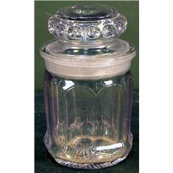 Purple Glass Candy Jar  W/ Heavy Lid