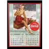 Image 1 : Coca-Cola Calendar   Framed    Jan-Feb  1941