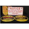 Image 1 :  2 Gas Porcelain Signs  and  2 Phillips Warning S