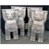 Image 1 : Four Mayan God Solid Aluminum Architectural Casti