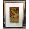 Image 1 : Coca-Cola Calendar Framed and Matted   1948   25"