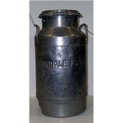 Avondale Farm Steel Milk Can    20" high