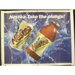 Large" Nestea Take the Plunge" Plastic Poster