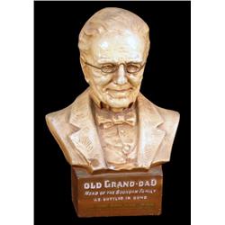 Old Grandad Bust Advertising Figure