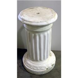 Roman Style Concrete Piller     26" high 14" diam