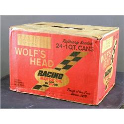 Case of Wolf's Head Motor Oil    Full Cans