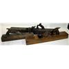 Image 1 : Lot of 3 old wood planes  1 restored; 2 Unrestore