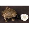 Image 1 : 2 Spittoons Brass Mechanical Turtle & Ladies Hand