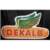 Image 1 : DeKalb "Flying Corn" Metal Sign    28"x16"