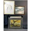 Image 1 : Lot of 3 Misc.  Artworks   All Signed