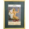 Image 1 : "Elk Club" Pin-Up Girl Calendar Matted & Framed  