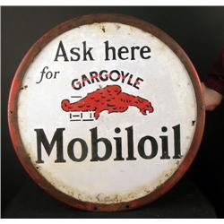 Mobil Gargoyle Sign (Porc.) 30" Round