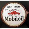 Image 1 : Mobil Gargoyle Sign (Porc.) 30" Round