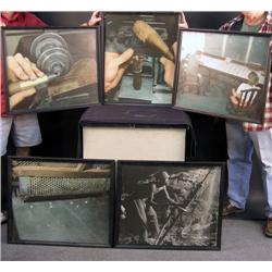 Lot of 5 Misc. Framed Photos   Ea.22"x26"
