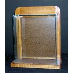 Stand-up Wood/Glass Counter Top Showcase   17"x14