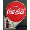 Image 1 : Coca-Cola Flange Sign   Circa 1997    16"x22" hig