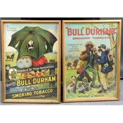 Bull Durham Smoking Tobacco Framed Posters (Lot o