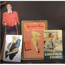 Lot of 3 Cardboard Displays for Fashion Items