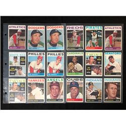 1964 TOPPS BASEBALL CARD LOT