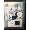 Image 1 : 2010 UPPER DECK #77 ROBERTO LUONGO GAME WORN JERSEY HOCKEY CARD (17/25)