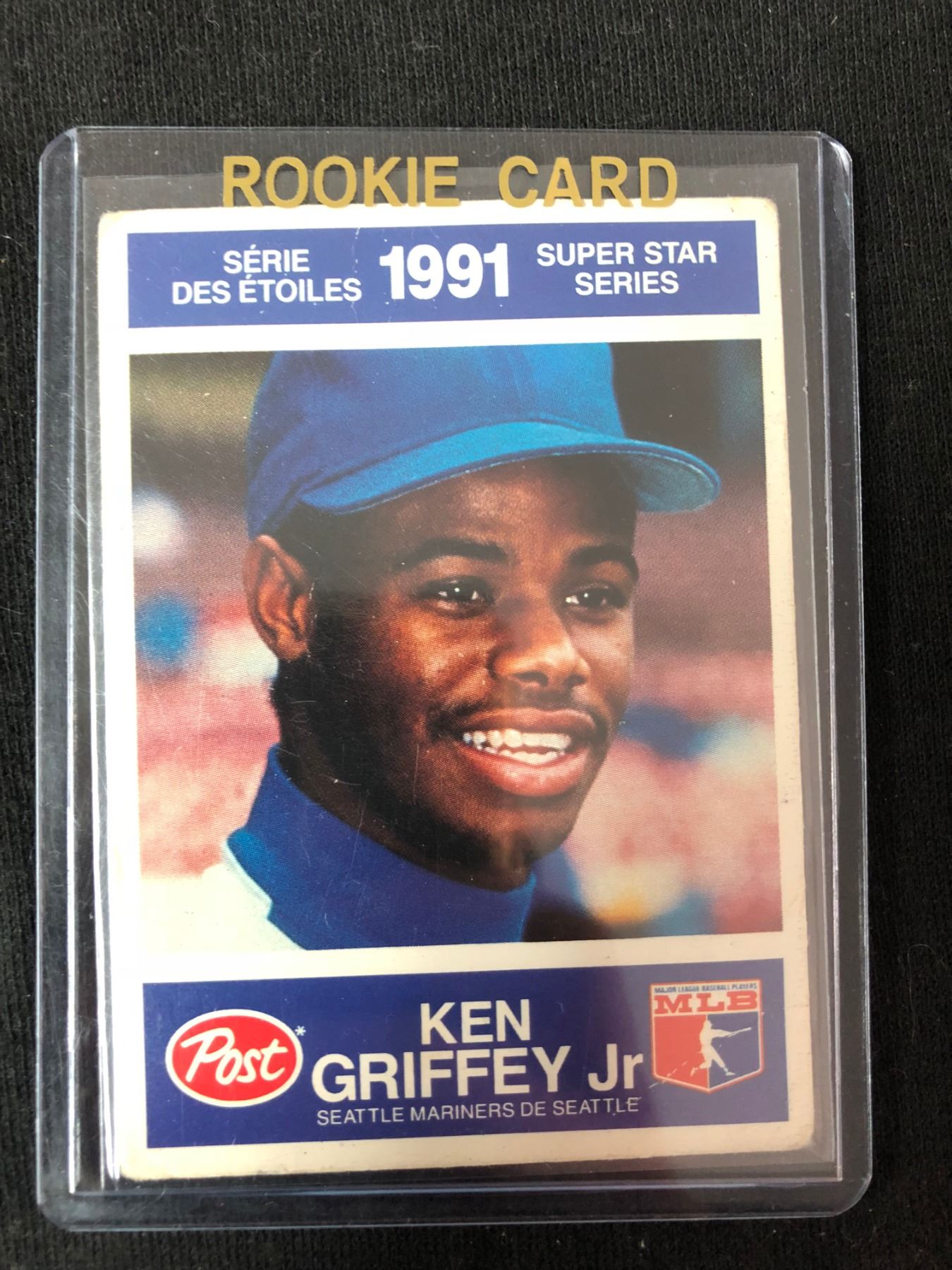 1991 POST SUPER STAR SERIES KEN GRIFFEY JR. BASEBALL CARD