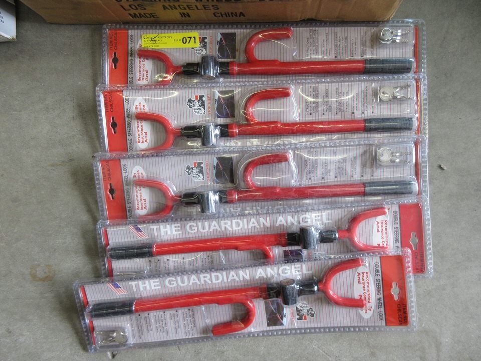 5 New Double Steering Wheel Locks