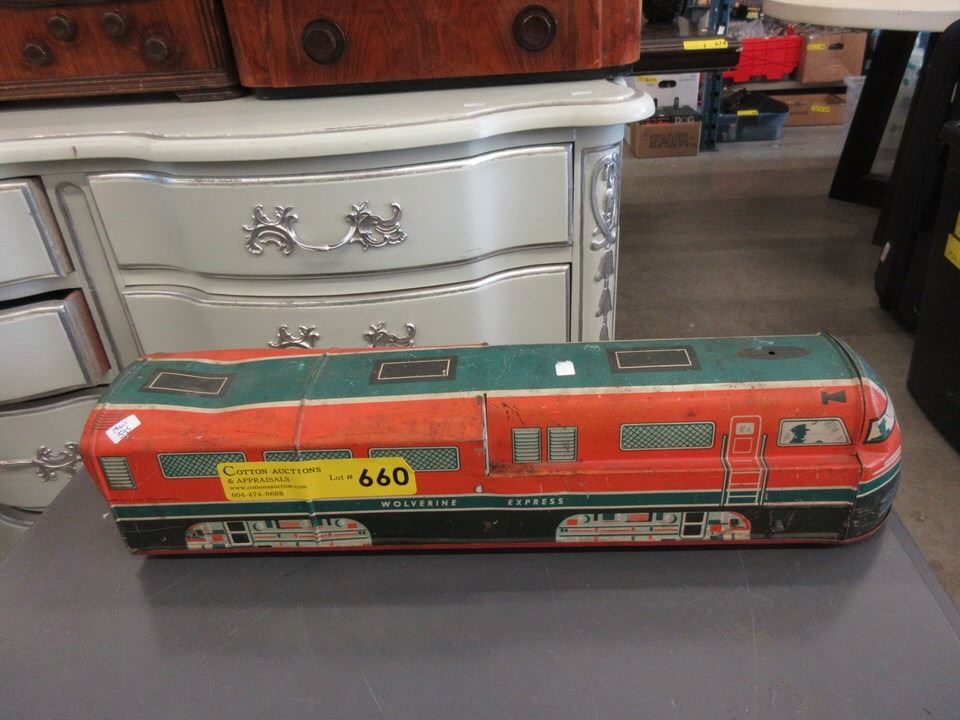 1950s Pressed Steel Wolverine Express Train