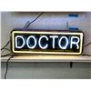 Image 1 : Electric Neon "Doctor" Sign