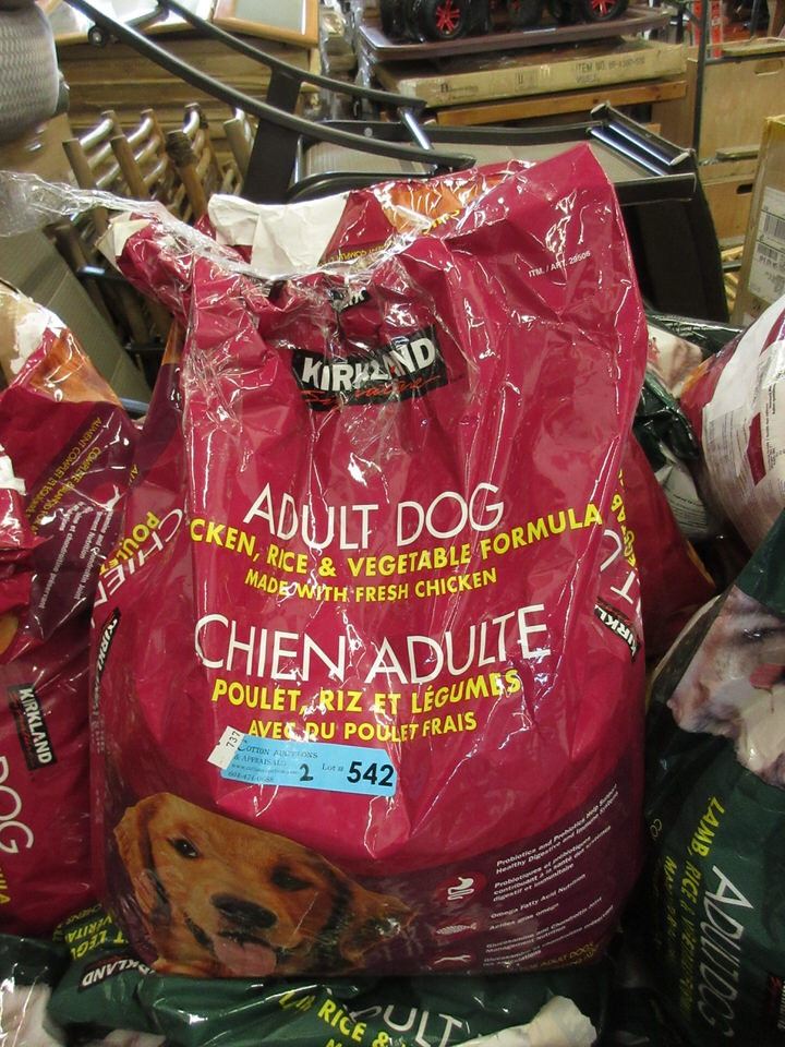 Two 18 Kg Bags Of Kirkland Dry Dog Food Resealed