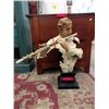 Image 1 : 24 Inch Tall "Flute Player" Bust Statue