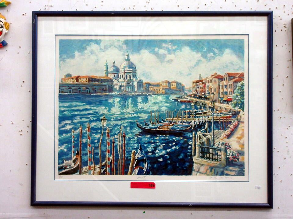 Signed Ltd. Edition Giclée Print "Venice 1"
