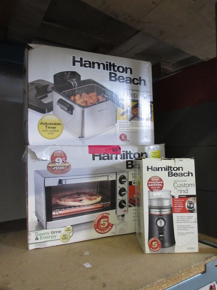 3 Hamilton Beach Small Kitchen Appliances