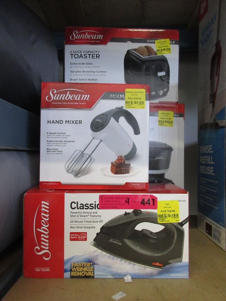 4 Sunbeam Small Kitchen Appliances