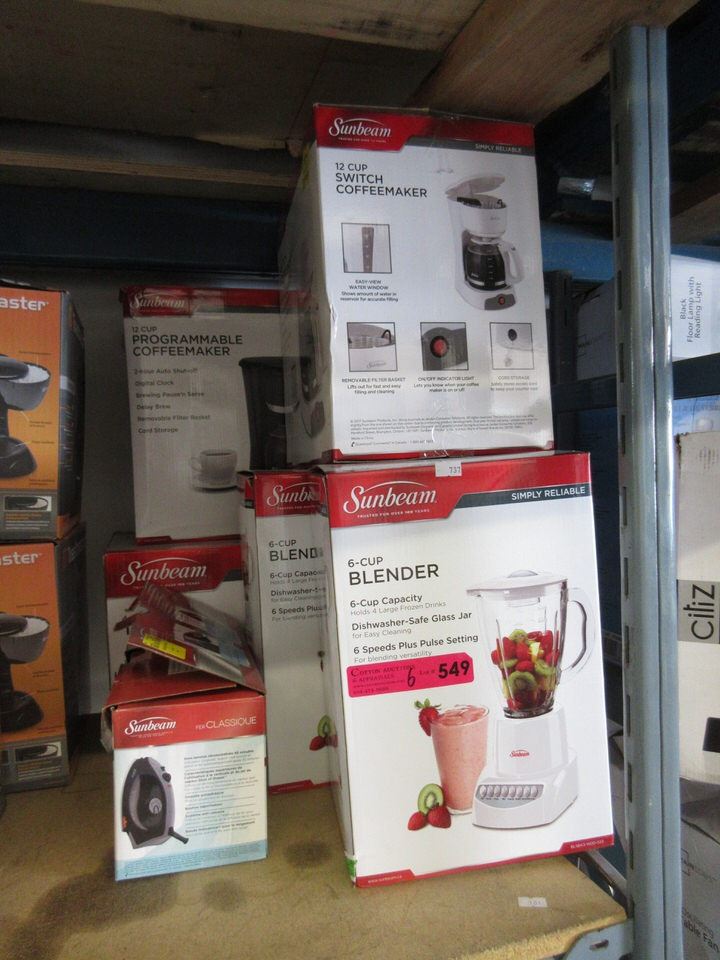 6 Sunbeam Small Kitchen Appliances