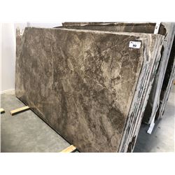 FULL SLAB OF NATURAL MARBLE, APPROXIMATELY 107" X 58"